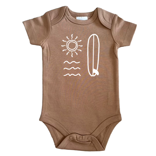 Waves, Sun, Board Bodysuit