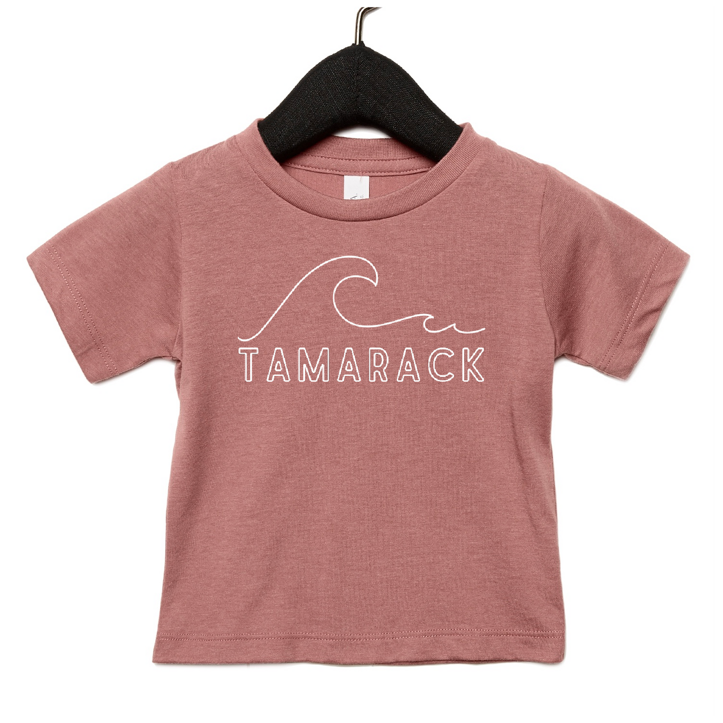 Mauve Beach Wave Custom T-Shirt