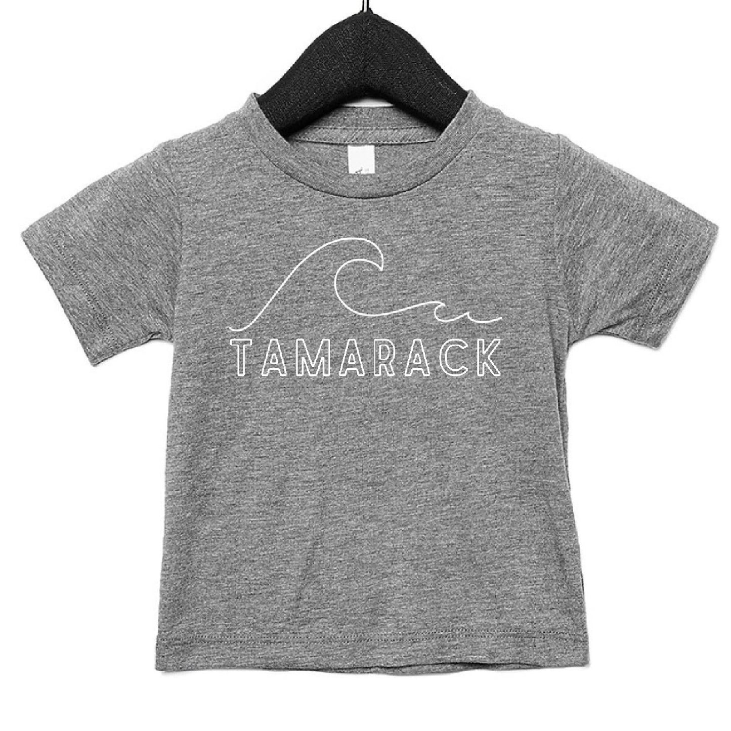 Grey Beach Wave Custom T-Shirt